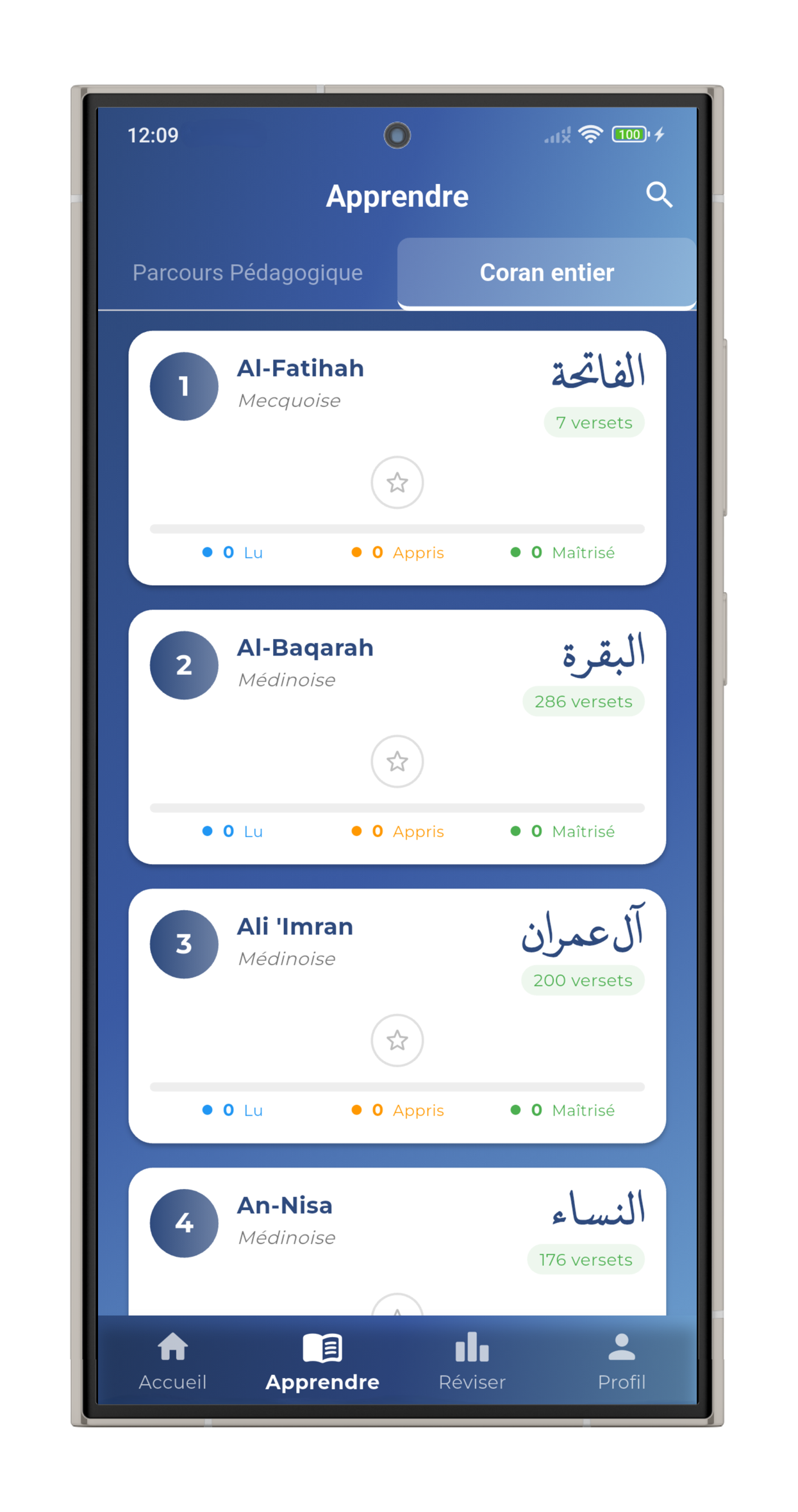 Liste des sourates Ayatika